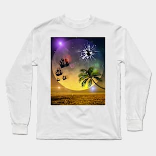 Golden Moon Dream Long Sleeve T-Shirt